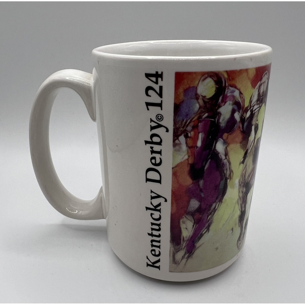 Vintage KENTUCKY DERBY 124 - VTG May 2, 1998 - Ceramic Mug